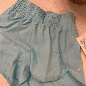 NWT Track That HR Short 3” Lined in Blue Icing size 4